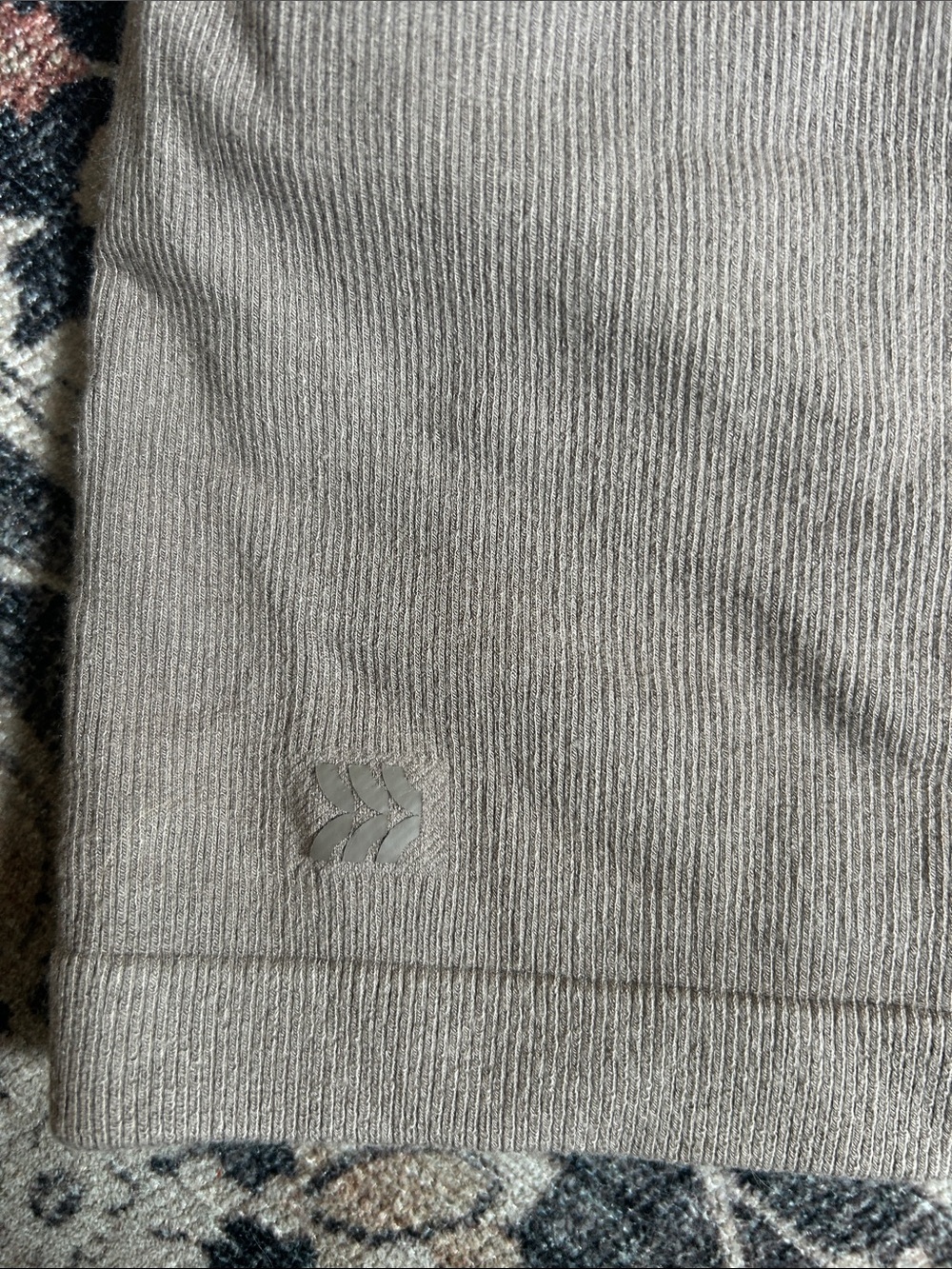 Target Women's Ribbed Racerback Tank Top - Taupe - Picture 3 of 4